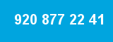 920 877 22 41 920 877 22 41